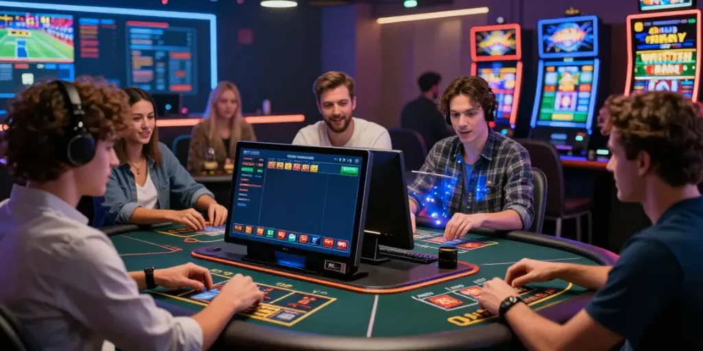 Dynamic betting experience at https://five88.boats/ with players enjoying online casino and sports wagering.