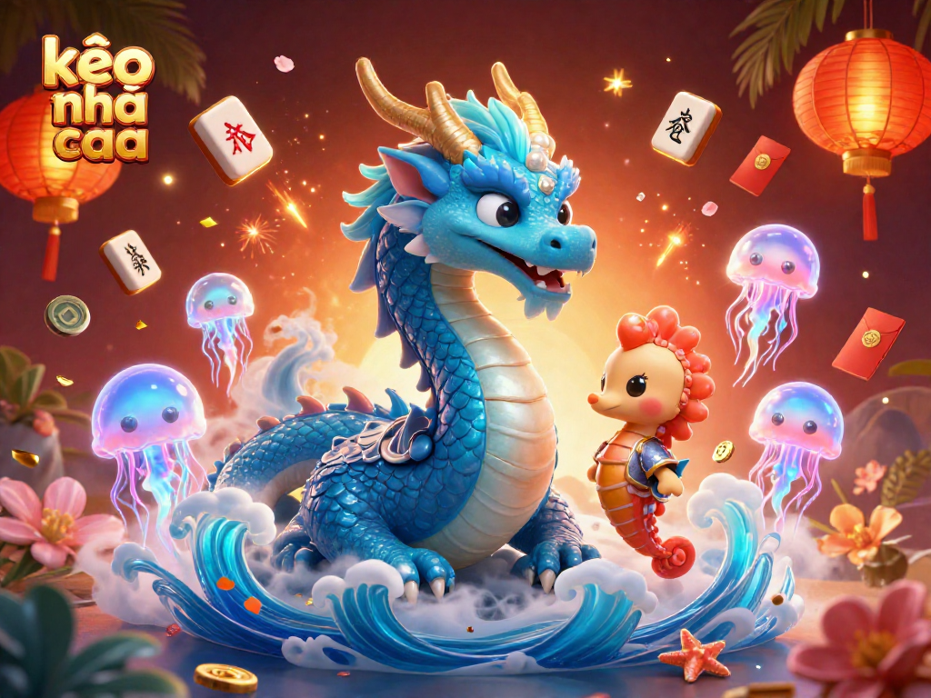 Engage with kèo nhà cái while exploring thrilling undersea gambling elements in a vibrant 3D illustration.