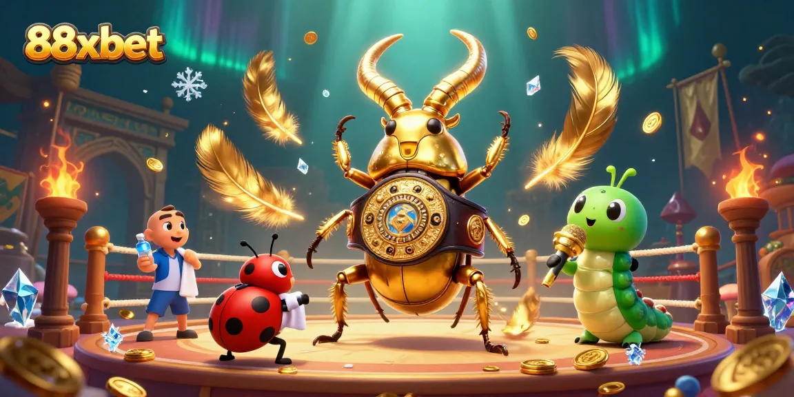 Experience intense excitement with 88xbet in this vibrant casino battle scene.
