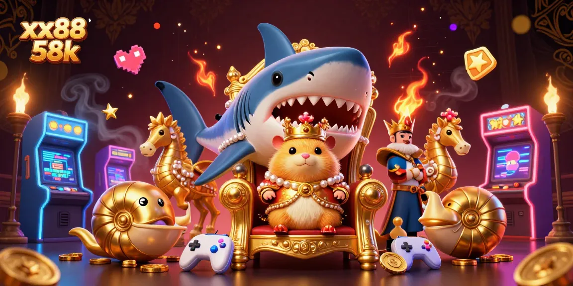 Join the excitement at xx88 58k while playing in a vibrant 3D cartoon casino world.