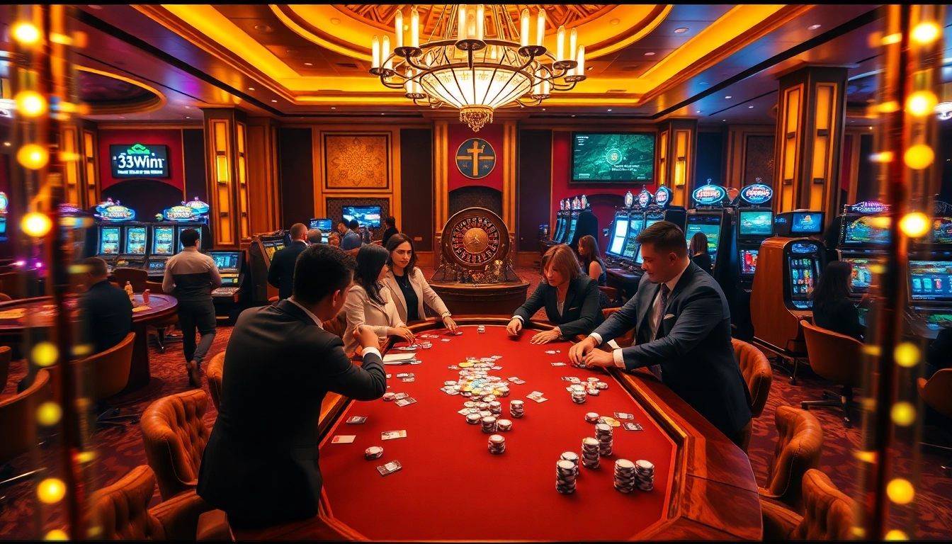 Experience a thrilling casino atmosphere at https://33win.place/, with vibrant games and dynamic interactions among players.