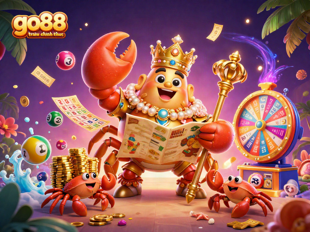 Experience winning moments with go88 trang chu chinh thuc, featuring a vibrant 3D illustration of gaming elements.