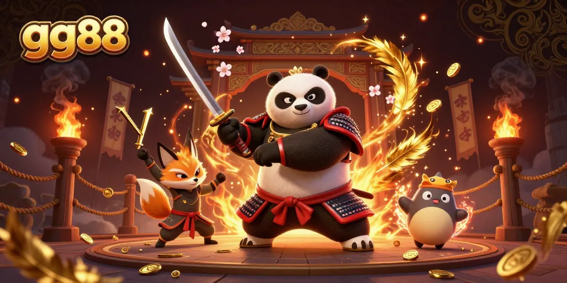 Experience the thrill of betting with gg88 in a vibrant, action-packed casino illustration.
