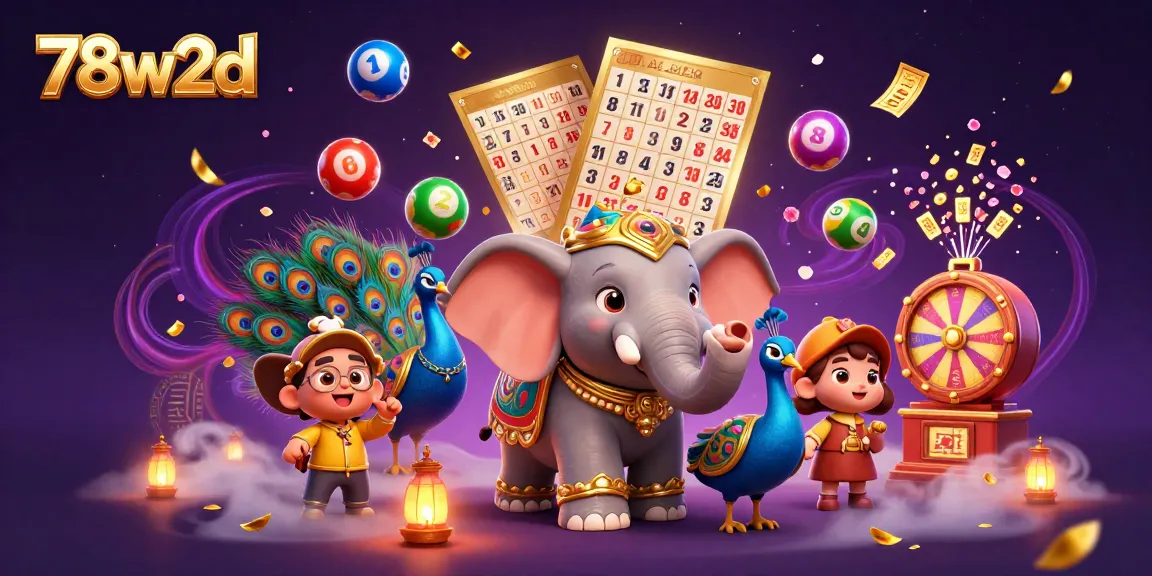 Experience excitement with 78w2d's vibrant gambling atmosphere featuring lively lottery elements.