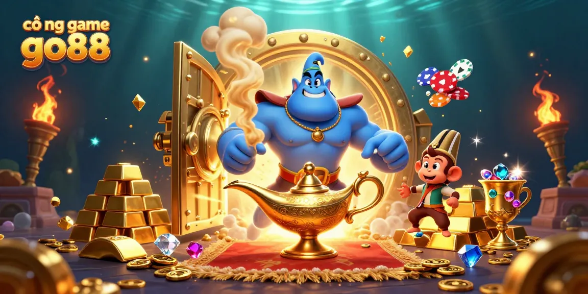 Experience excitement at cổng game go88 with vibrant characters and dynamic gambling elements.