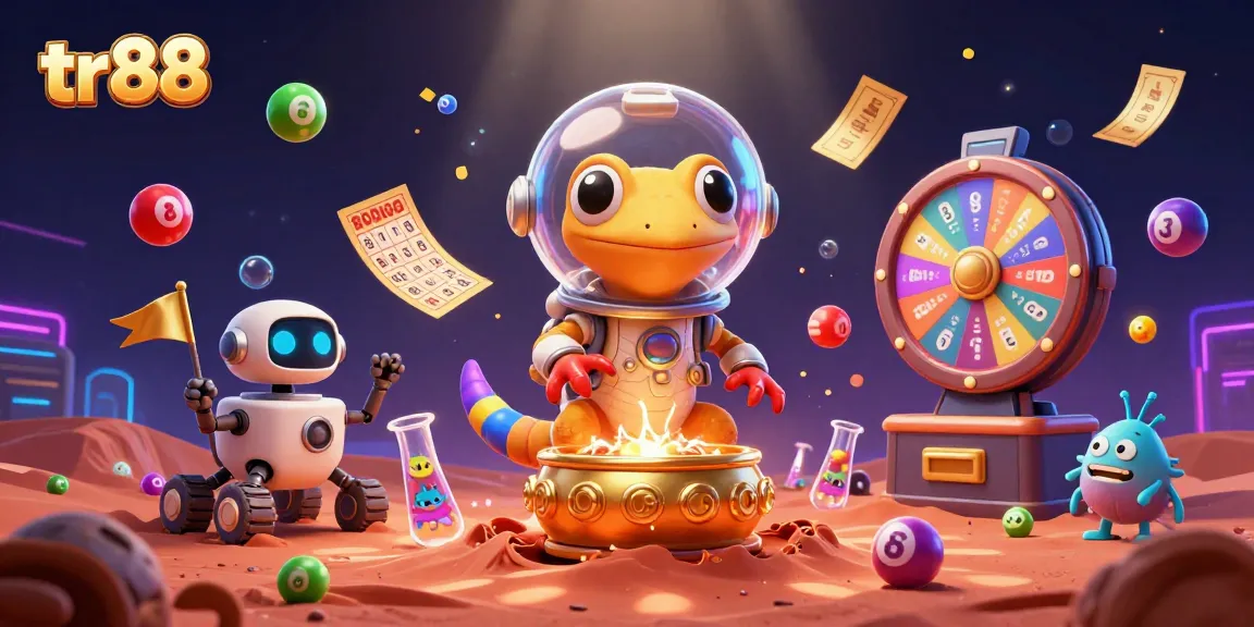 Engage in exciting gambling action at tr88 with a Martian gecko discovering a golden casino