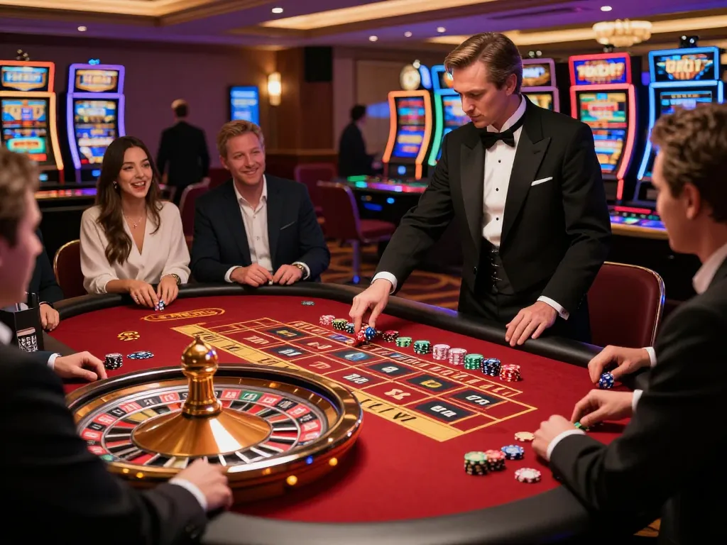 Watch players engage with the roulette wheel at 789WIN, showcasing the thrill of casino gaming.