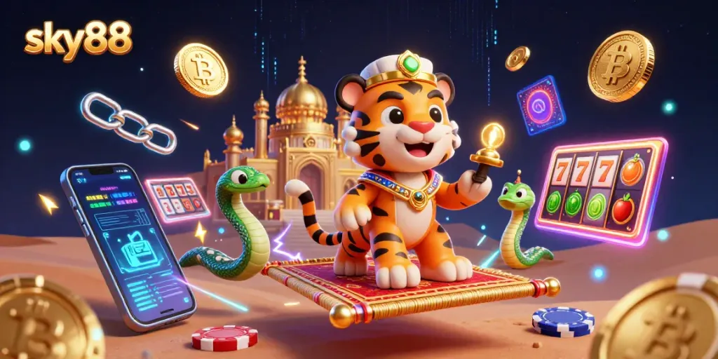 Engage with sky88 by winning jackpots with vibrant 3D casino elements and characters