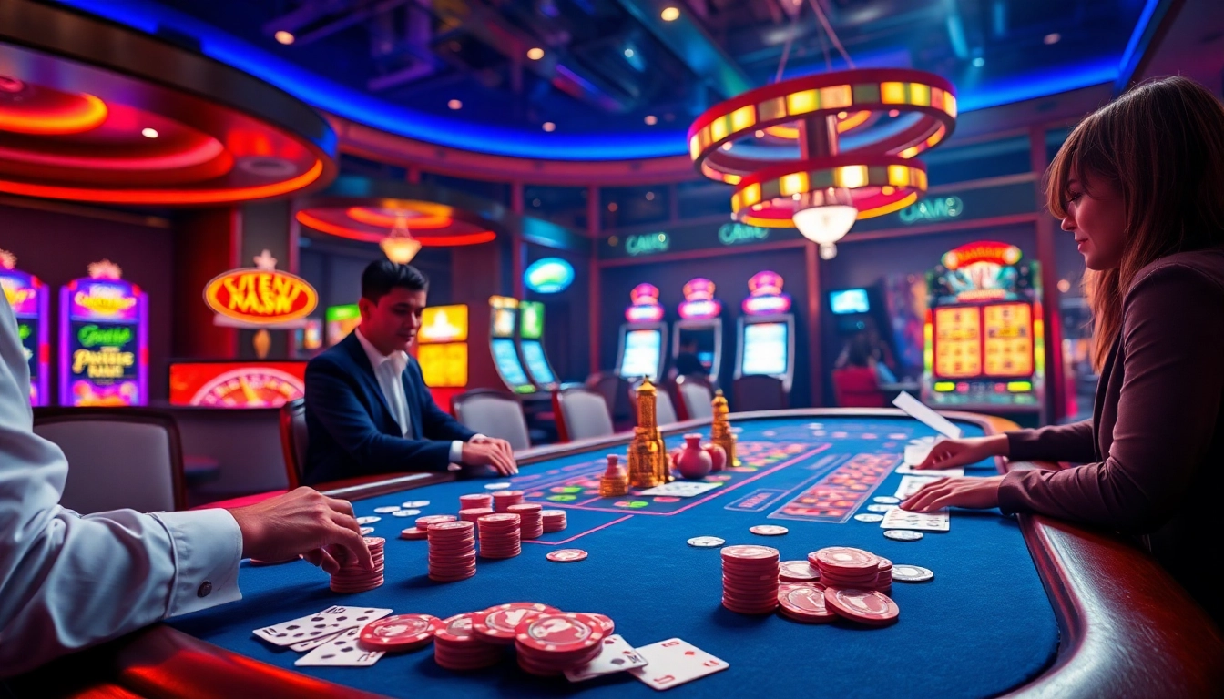 Experience the thrill of KP88 online casino gaming with vibrant tables and professional dealers.