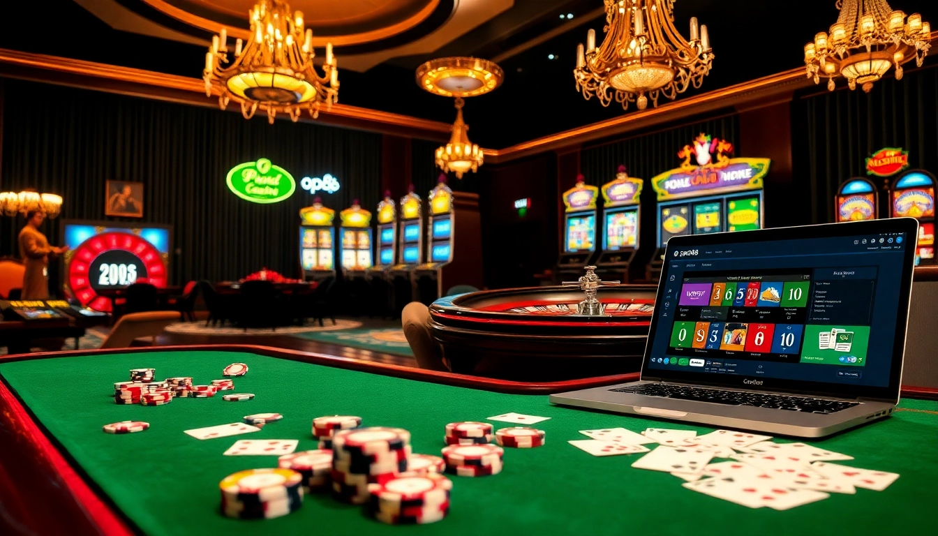 Join the excitement at open88 with vibrant gaming tables and luxurious slot machines.