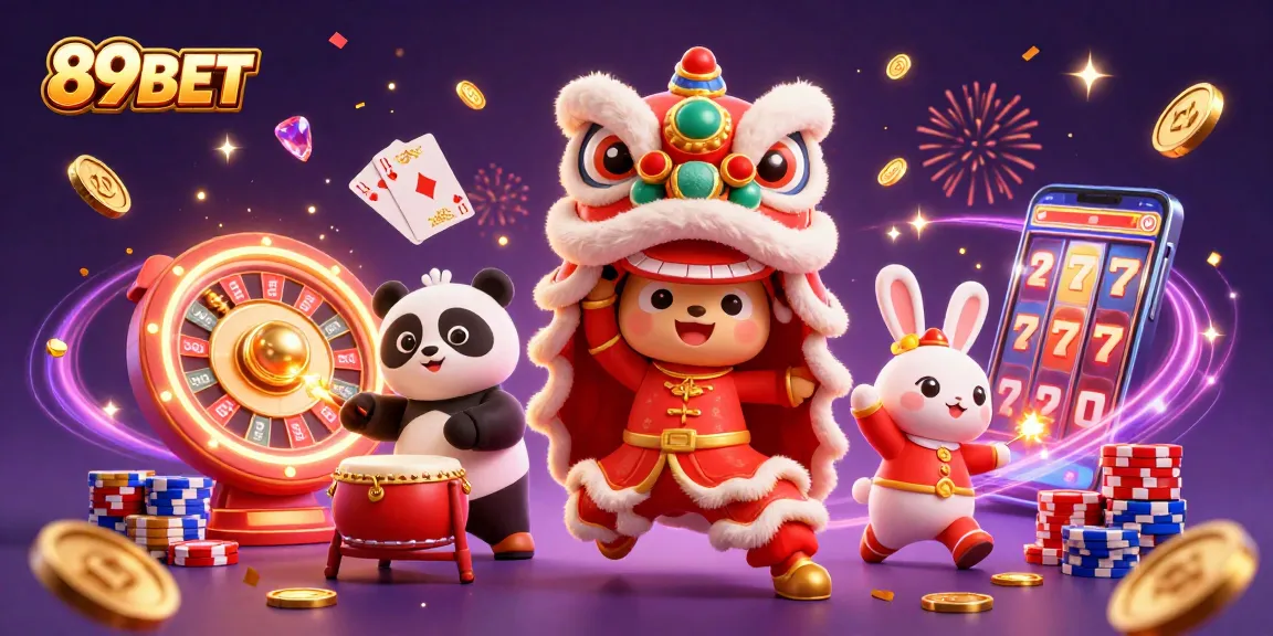 Experience exciting gameplay at 89BET with vibrant characters and dynamic casino elements.