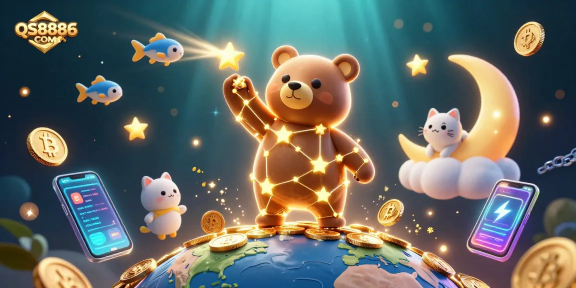 Engage with QS8886 COM as 3D characters unveil a vibrant world of digital gaming treasures.