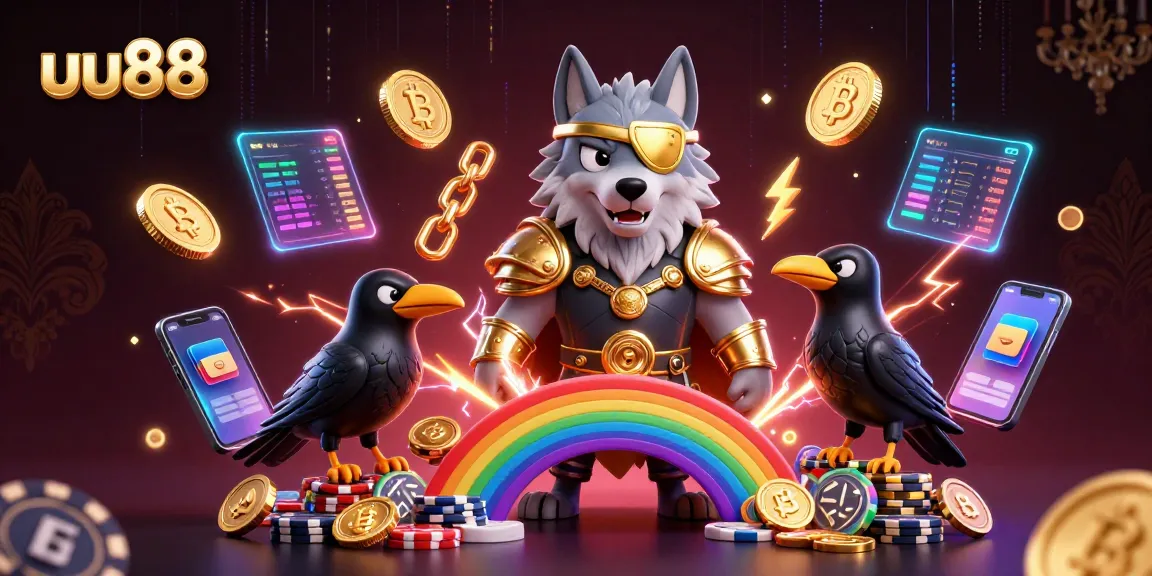 Experience thrilling betting at uu88 with vibrant casino elements and characters in a detailed scene.