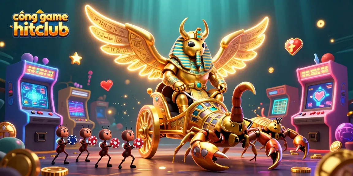 Experience the excitement at cổng game hitclub with vibrant characters and dynamic gaming elements.
